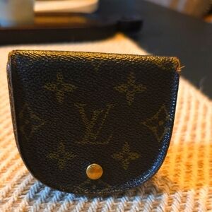 Louis Vuitton Brown Monogram Coin‎ Purse
